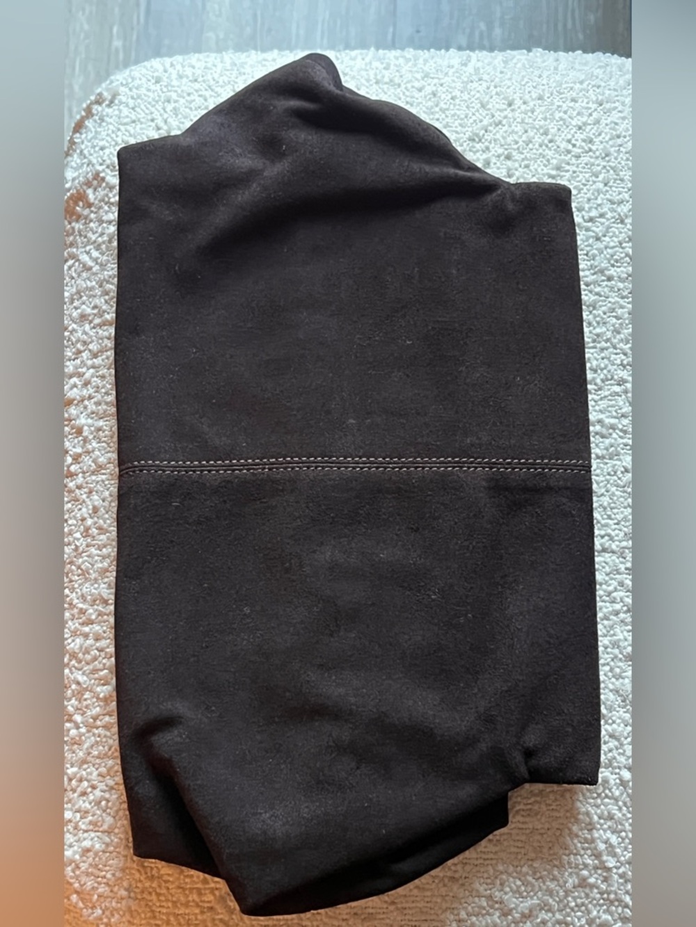 Flattered Clay Clutch Suede Chocolate - Picture 5 of 5